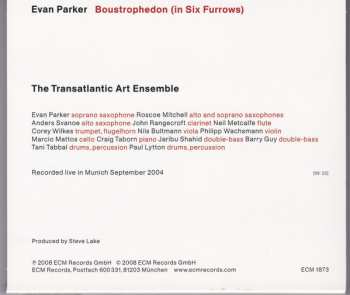 CD Evan Parker: Boustrophedon