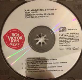 CD Evelyn Glennie: Rebounds - Concertos For Percussion