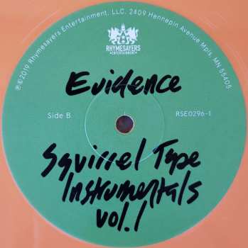 LP Evidence: Squirrel Tape Instrumentals Vol. 1 LTD | CLR