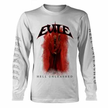 Merch Evile: Langarmshirts Hell Unleashed (white)
