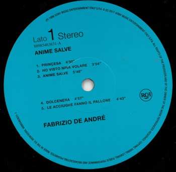 3LP/Box Set Fabrizio De André: Anime Salve Legacy Edition