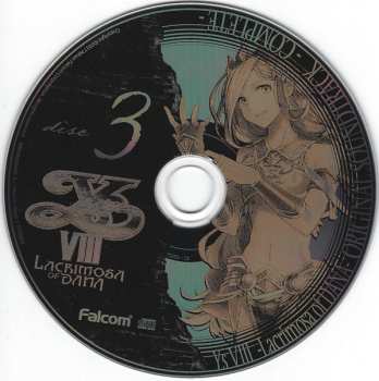 3CD Falcom Sound Team Jdk: Ys VIII -Lacrimosa of DANA- ORIGINAL SOUNDTRACK ~COMPLETE~