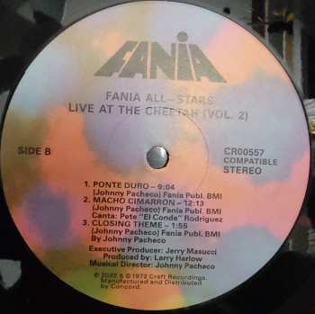 LP Fania All Stars: "Live" At The Cheetah (Vol. 2)
