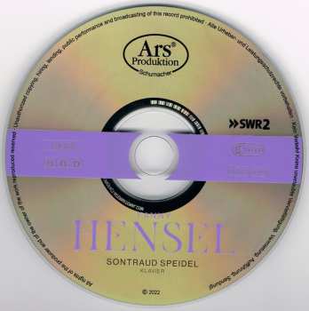 CD Fanny Mendelssohn Hensel: Klaviermusik 1821-46