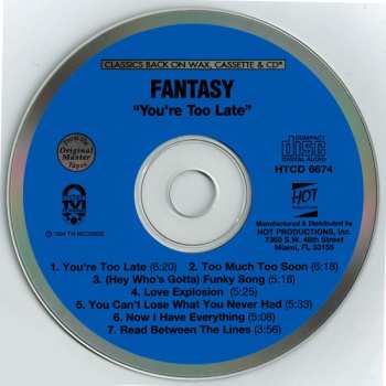 CD Fantasy: You're Too Late