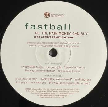 2LP Fastball: All The Pain Money Can Buy: 20th Anniversary Edition