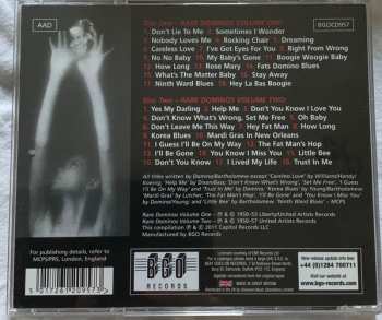 CD Fats Domino: Rare Dominos Volumes 1 & 2