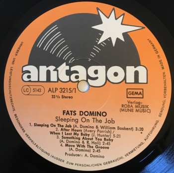 LP Fats Domino: Sleeping On The Job