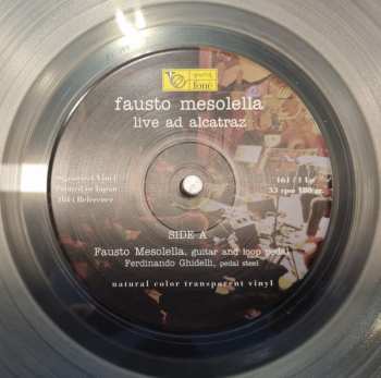 LP Fausto Mesolella: Live Ad Alcatraz LTD | CLR