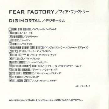 CD Fear Factory: Digimortal