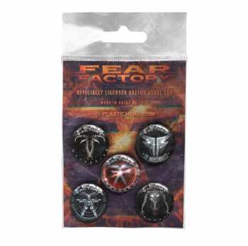 Merch Fear Factory: Button-Set Albums 2010-2021 Button Badge Set