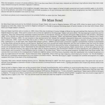 LP Fela Kuti: He Miss Road