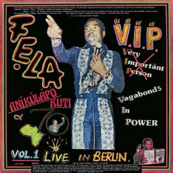 LP Fela Kuti: V.I.P. (Vagabonds In Power) Vol. 1 Live In Berlin