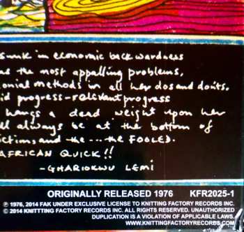 LP Fela Kuti: Zombie