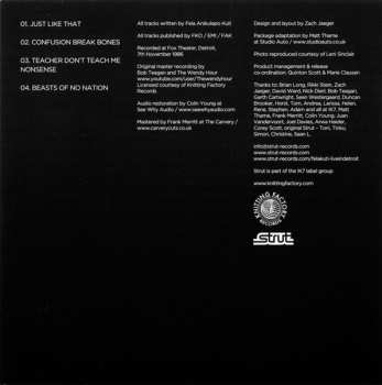 2CD Fela Kuti: Live In Detroit 1986