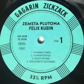 2LP Felix Kubin: Zemsta Plutona