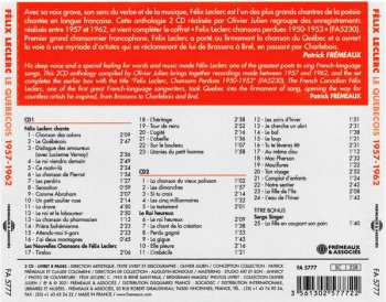 2CD FÉlix Leclerc: Le Québécois (1957-1962)