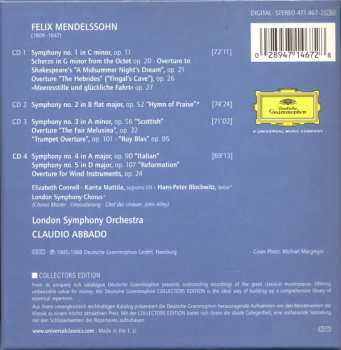 4CD/Box Set The London Symphony Orchestra: 5 Symphonies, 7 Overtures
