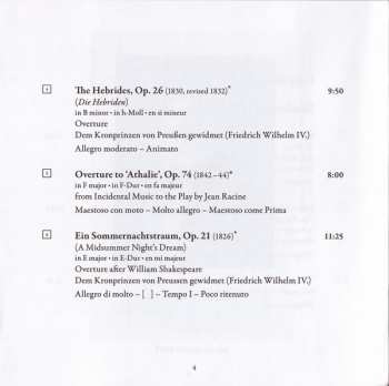SACD Felix Mendelssohn-Bartholdy: Mendelssohn In Birmingham (Overtures)