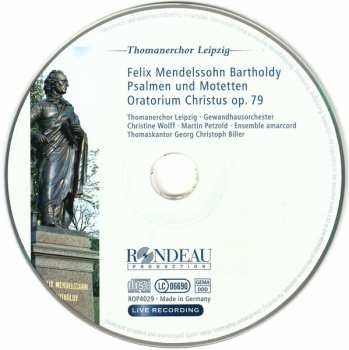 CD Felix Mendelssohn-Bartholdy: Psalmen Und Motetten, Oratorium Christus Op. 97