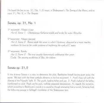 CD Ludwig van Beethoven: Klaviersonaten Opus 31