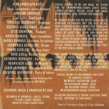 CD Femi Kuti: Africa For Africa