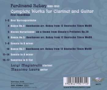 CD Luigi Magistrelli: Complete Works For Clarinet And Guitar