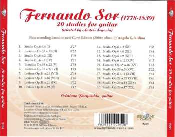 CD Fernando Sor: 20 Studies For Guitar