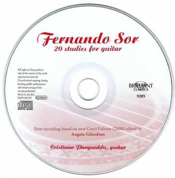 CD Fernando Sor: 20 Studies For Guitar