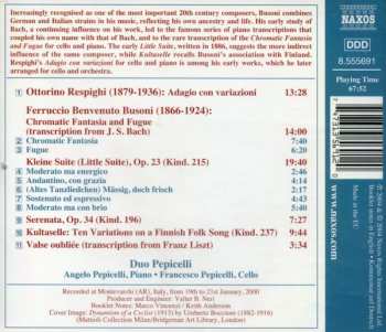 CD Ferruccio Busoni: Complete Works For Cello And Piano (Serenade • Little Suite • Finnish Variations)