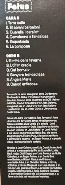 LP Fetus: Terra Cuita