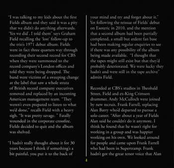 CD Fields: Contrasts Urban Roar To Country Peace