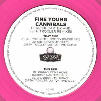 LP Fine Young Cannibals: She Drives Me Crazy (Seth Troxler And Derrick Carter Remixes) LTD | CLR