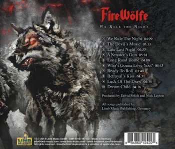 CD FireWölfe: We Rule The Night