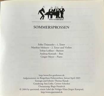 CD Five Gentlemen: Sommersprossen