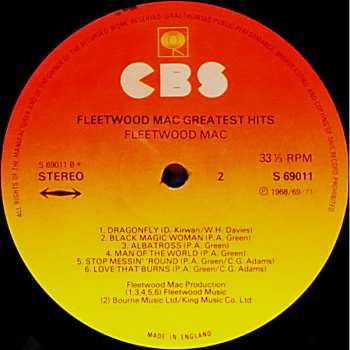 LP Fleetwood Mac: Fleetwood Mac Greatest Hits