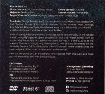 CD/DVD Flor De Loto: Live At Rosfest DIGI
