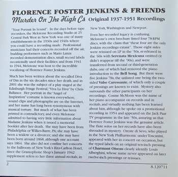 CD Florence Foster Jenkins: Murder On The High Cs - Original Recordings 1937-1951