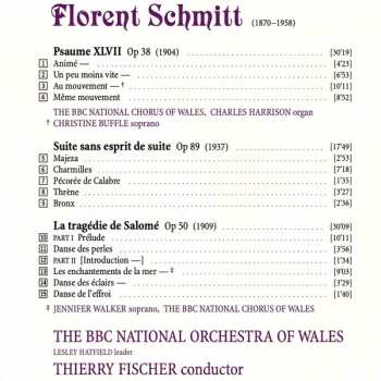 CD The BBC National Orchestra Of Wales: Psaume XLVII / La Tragédie De Salomé / Suite Sans Esprit De Suite