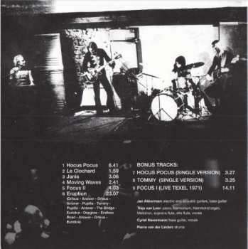 9CD/2DVD/Box Set Focus: 50 Years: Anthology 1970-1976