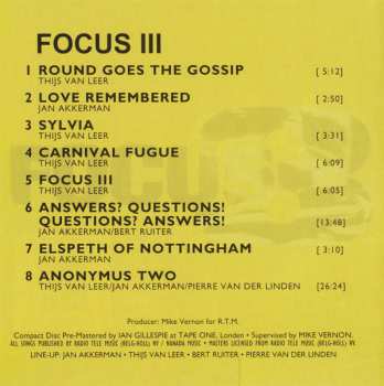 CD Focus: Focus 3