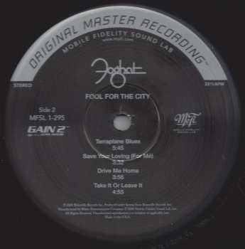 LP Foghat: Fool For The City LTD | NUM