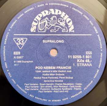 LP Guillaume Apollinaire: Pod Nebem Francie