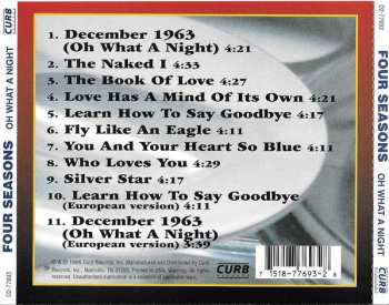 CD The Four Seasons: Oh What A Night