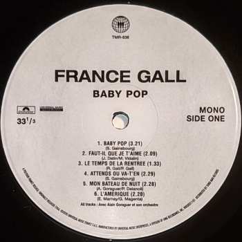 LP France Gall: Baby Pop
