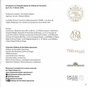 CD Francesco Cavalli: Missa 1660 (Grande Messe Vénetienne Pour La Paix Franco-Espagnole De Louis XIV)