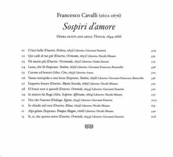 CD Francesco Cavalli: Sospiri D'Amore