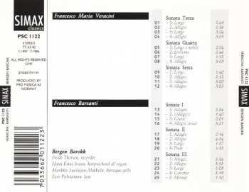 CD Francesco Maria Veracini: Veracini / Barsanti
