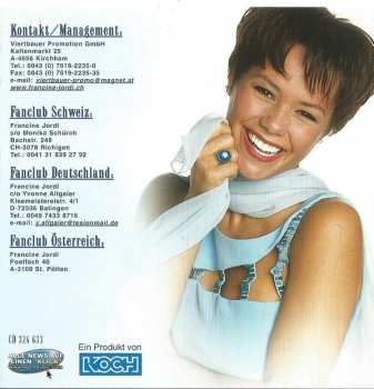 CD Francine Jordi: Verliebt In Das Leben