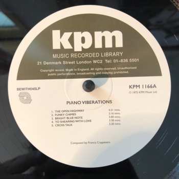 LP Francis Coppieters: Piano Viberations LTD